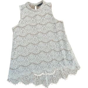 ROSE + OLIVE Women's Cream White Blouse, Size S